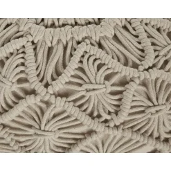 Beliani BERKANE - Poef - Beige - Katoen Discount