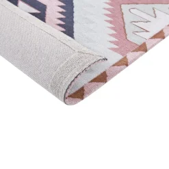 Beliani BESLER - Loper - Multicolor - 80 x 300 cm - Katoen Outlet