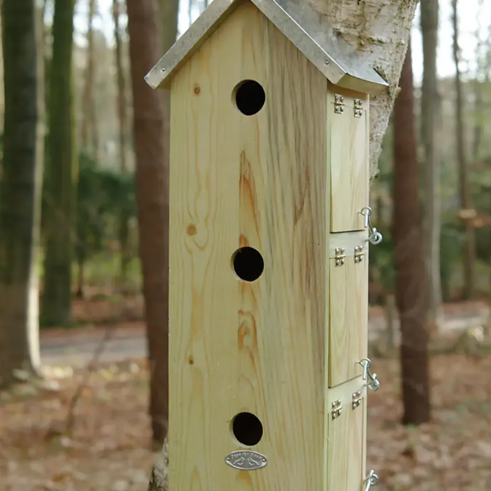 Best for Birds Vogelhuisje - mussenflat - hout - 51 x 19 cm Discount