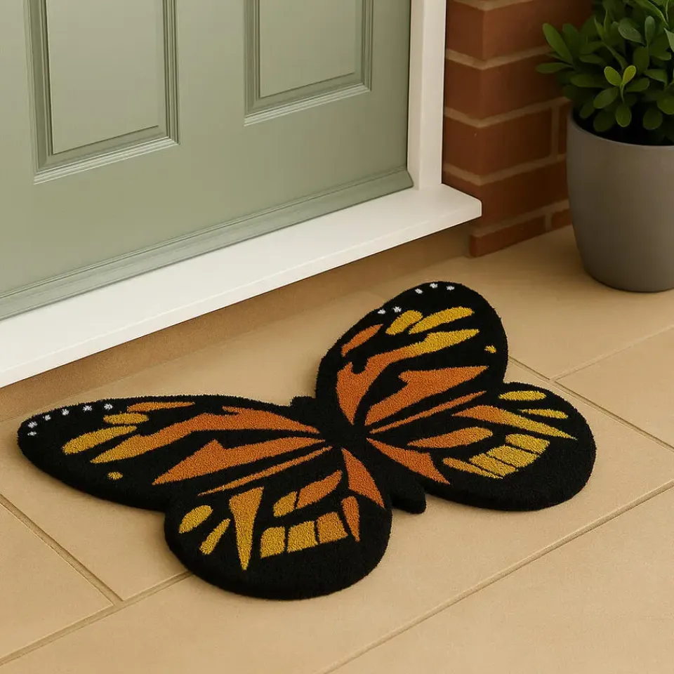 Best for Boots Deurmat - vlinder - kokosvezel - 60 x 40 cm Hot