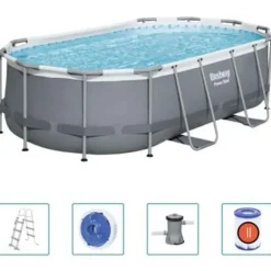 Bestway - Zwembad - PVC - 427 x 250 x 100 cm Best