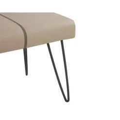 Beliani BETIN - Hocker - Beige - Kunstleer Best