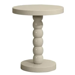 Leen Bakker Bijzettafel Iris - taupe - 50xØ40 cm Discount