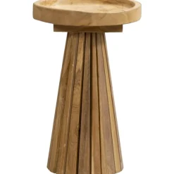 Leen Bakker Bijzettafel Mawar - naturel - 30x30x45 cm Hot