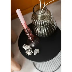 Leen Bakker Bijzettafel Napels - zwart - 47xØ33 cm Sale