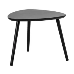 Leen Bakker Bijzettafel Triangel - zwart - 55x55x44,5 cm Hot