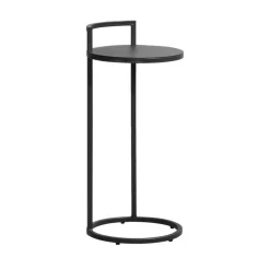 Leen Bakker Bijzettafel Vienna - zwart - 66,5x30 cm Best