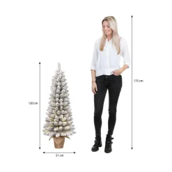 Black Box Trees Gerlos Kunstkerstboom met Verlichting - H120 x Ø51 cm Outlet