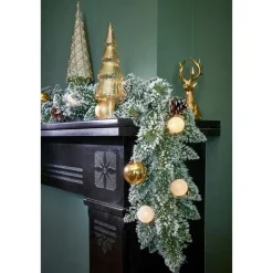 Black Box Trees Kaprun Guirlande met Verlichting - L270 x Ø25 cm - Goud Discount