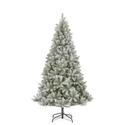 Black Box Trees Nagoya Kunstkerstboom - H210 x Ø115 cm - Groen Frosted Sale