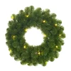 Black Box Trees Norton Kerstkrans met LED Ø60 cm Groen Sale