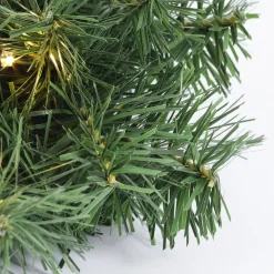 Black Box Trees Norton Kerstkrans met LED Ø60 cm Groen Sale