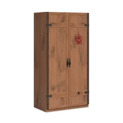 Leen Bakker Black Pirate 2-deurs kledingkast piraten Hot