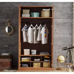 Leen Bakker Black Pirate 2-deurs kledingkast piraten Hot