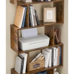 Bobbel Home - Boekenkast - Kubus - 6 Compartimenten - Bruin New