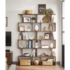 Bobbel Home - Boekenkast - Kubus - 6 Compartimenten - Bruin New