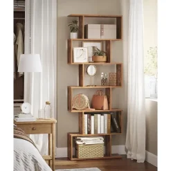 Bobbel Home - Boekenkast - Kubus - 6 Compartimenten - Bruin New