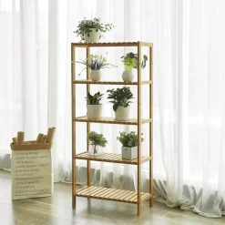 Bobbel Home - Opbergrek- Bamboe - 5 Planken Online