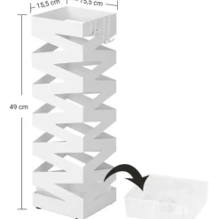 Bobbel Home - parapluhouder, metaal, vierkant, 4 haken Outlet