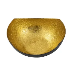 Bobbel Home - Waxinelichthouder set 2 stuks Kandelaar Love bowl vorm zwart mat Discount