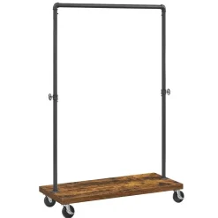 Bobbel Home Kledingrek Metaal - Zwart en bruin Discount