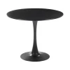 Beliani BOCA - Ronde eettafel - Zwart - 90 cm - MDF Hot
