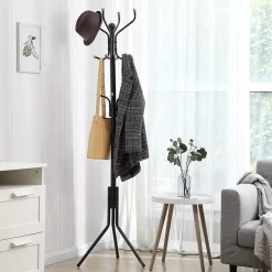 Dok Home Boekenkast - Opbergrek Met 6 Planken - Open Planken - Vintage - Bruin/Zwart