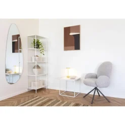 House Nordic Boekenkast Wit Metaal - 4 planken - 51x36x170cm - Vita Best