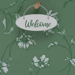 Boltze Vogelhuisje - groen met wit - houten nestkastje - 22 cm Clearance