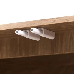 Leen Bakker BONDI - Dressoir - Lichtbruin - 80 cm - Spaanplaat/Papiertouw New