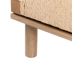 Leen Bakker BONDI - Dressoir - Lichtbruin - 80 cm - Spaanplaat/Papiertouw New