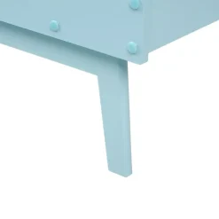 Beliani BONNAC - Eenpersoonsbed - Lichtblauw - 90 x 200 cm - Dennenhout Outlet