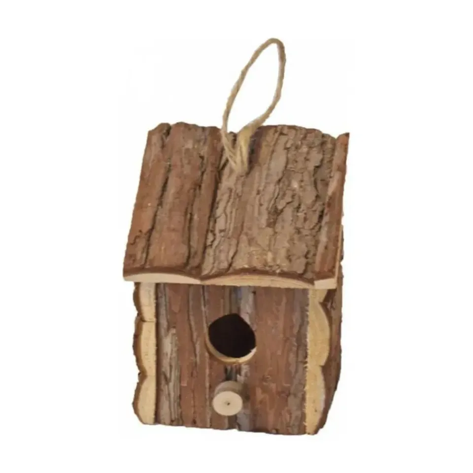 Boon Vogelhuisje - bruin - houten nestkastje - 16 cm