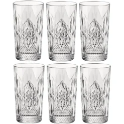 Bormioli Rocco Drinkglazen - 6x stuks - transparant - 490 ml Clearance