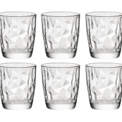 Bormioli Rocco waterglazen/sapglazen Diamond Dof - 6x - 390 ml Hot