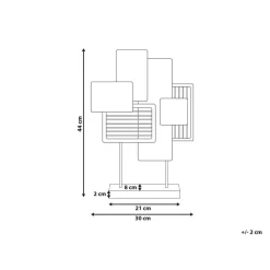 Beliani BORON - Decofiguur - Goud/Wit - Metaal Discount