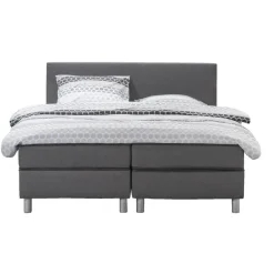 Leen Bakker Boxcombinatie Alta 6-delig - donkergrijs - 160x200cm Online