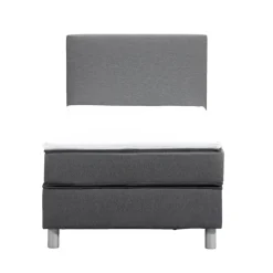 Leen Bakker Boxcombinatie Alta 4-delig - donkergrijs - 90x200 cm Best