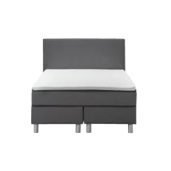 Leen Bakker Boxcombinatie Alta 5-delig - donkergrijs - 120x200cm