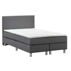 Leen Bakker Boxcombinatie Alta 5-delig - donkergrijs - 120x200cm