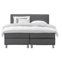 Leen Bakker Boxcombinatie Alta 6-delig - donkergrijs - 180x200cm Sale