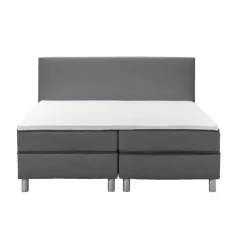 Leen Bakker Boxcombinatie Alta 6-delig - donkergrijs - 180x200cm Sale