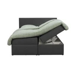 Leen Bakker Boxcombinatie met opbergruimte Orebro 6-delig - antraciet - 160x200 cm Sale