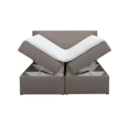Leen Bakker Boxcombinatie met opbergruimte Orebro 6-delig - taupe - 180x200 cm Online