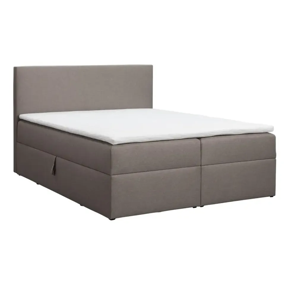 Leen Bakker Boxcombinatie met opbergruimte Orebro 6-delig - taupe - 180x200 cm Online