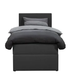 Leen Bakker Boxcombinatie met opbergruimte Orebro 4-delig - antraciet - 90x200 cm Online