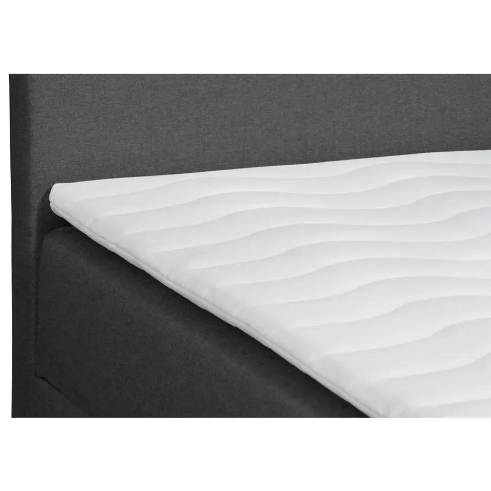 Leen Bakker Boxcombinatie met opbergruimte Orebro 6-delig - antraciet - 140x200 cm Discount