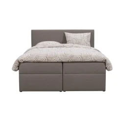 Leen Bakker Boxcombinatie met opbergruimte Orebro 6-delig - taupe - 160x200 cm Clearance