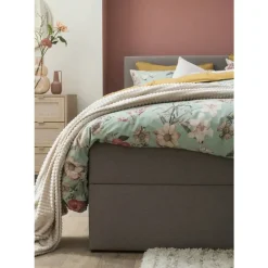 Leen Bakker Boxcombinatie met opbergruimte Orebro 6-delig - taupe - 140x200 cm Discount