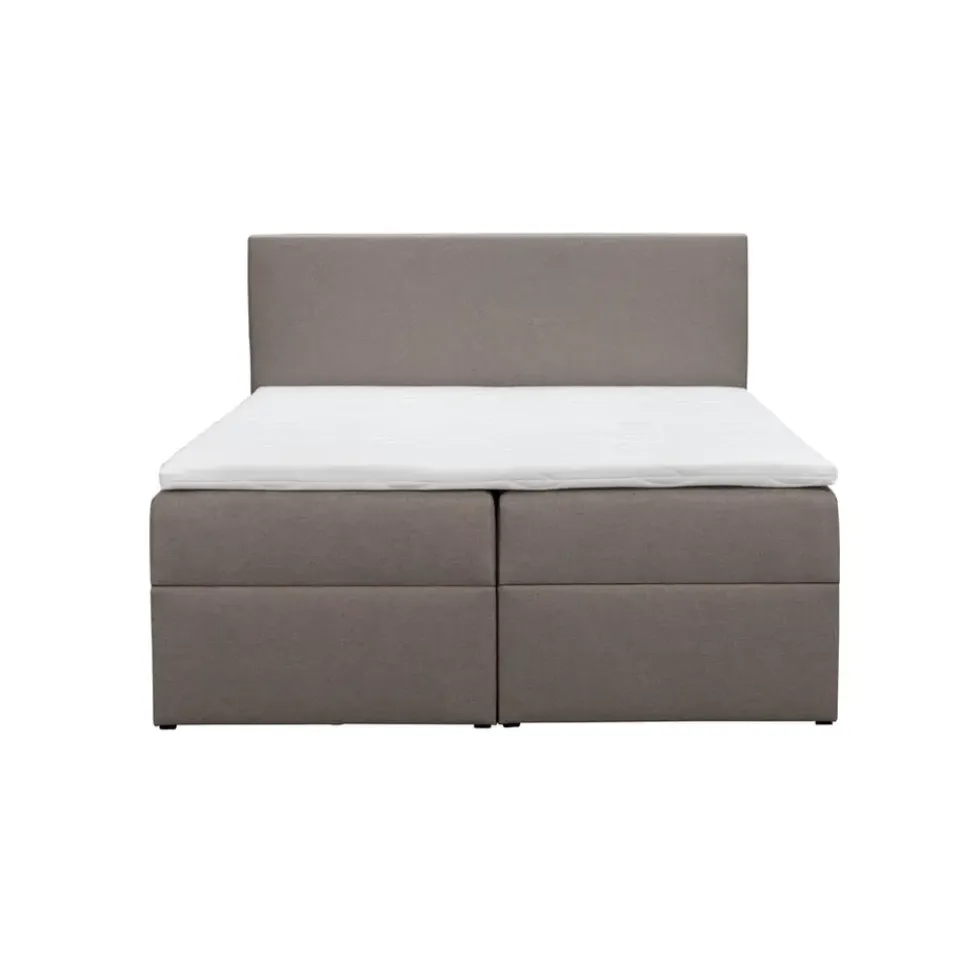 Leen Bakker Boxcombinatie met opbergruimte Orebro 6-delig - taupe - 140x200 cm Discount
